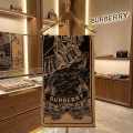Burberry Cashmere Brown/Black Premium Quality Stole-thumb-1