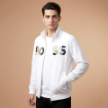 Boss Embroidered logo White Premium Quality Zipper-thumb-0