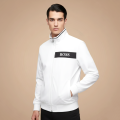 Boss Embroidered logo White Premium Quality Zipper-thumb-0