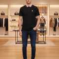 Burberry Black Premium Exclusive Polo T-shirt-thumb-1