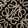 Loewe Anagram Black Woollen Stole-thumb-1