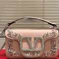 Valentino Garavani Pink Small Shoulder Bag-thumb-0
