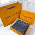 Louis Vuitton Reversible Blue Shine Monogram Shawl-thumb-2