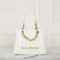 Balmain White Premium Quality Tote Bags-thumb-0