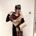 Burberry Check Cashmere Brown Stole-thumb-1