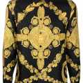 Versace Black Premium Quality Cotton Shirt-thumb-0