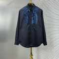 Armani Exchange Blue Premium Quality Cotton Shirt-thumb-0