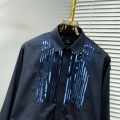 Armani Exchange Blue Premium Quality Cotton Shirt-thumb-1