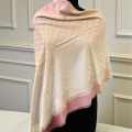 Louis Vuitton Designer Pink Ombre Stole-thumb-3