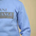 Armani Exchange Blue Premium Quality Sweatshirt-thumb-4