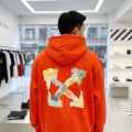 Off White Orange Premium Quality Hoodie-thumb-1