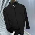 Armani Exchange Black Premium Quality Cotton Shirt-thumb-0