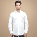 Burberry TB Embroidery White Cotton Shirt-thumb-1