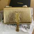 Saint Laurent Golden Kate Metallic Bag-thumb-1