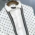 Balmain Embroidered White Premium Cotton Shirt-thumb-3