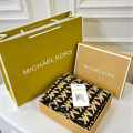 Michael Kors Black & Beige Semi Woolen Stole-thumb-1
