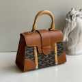 Goyard Saigon PM Small Brown Tote Bag-thumb-0