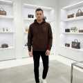 Michael Kors Dark Brown Premium Quality Hoodie-thumb-3