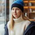 Gucci Monogram Blue Premium Edition Cashmere Beanie-thumb-0