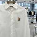 Balmain Embroidered White Premium Cotton Shirt-thumb-1