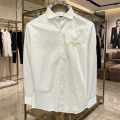 Balmain Embroidered White Premium Cotton Shirt-thumb-2