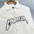 Balmain Embroidered White Premium Cotton Shirt-thumb-4