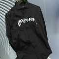 Balmain Embroidered Black Premium Cotton Shirt-thumb-5