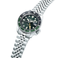 Seiko 5 Sports SKX GMT Bi-Colour Green Watch - SSK035K1-thumb-1