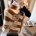 Burberry Check Cashmere Brown Stole-thumb-1
