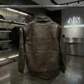 Armani Exchange Dark Brown Authentic Leather Jacket-thumb-4
