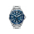 TAG Heuer Aquaracer 43 mm, Blue Dial, Quartz Chronograph Watch, WAY101C.BA0746-thumb-0