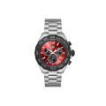 TAG Heuer Men's Formula 1 43 mm, Red Sunray Dial, Steel Bracelet, Quartz Chronograph Watch, CAZ101AN.BA0842-thumb-0