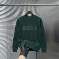 Boss Embroidery Green cotton Premium Quality Sweatshirt-thumb-2
