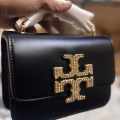 Tory Burch Small Eleanor Pave Spazzolato Black Swarovski Bag-thumb-1