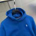 Ralph Lauren Blue Embroidery Logo Hoodie-thumb-2