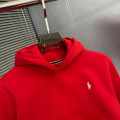 Ralph Lauren Red Embroidery Logo Hoodie-thumb-2