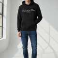 Christian Dior Black Embroidery Logo Premium Quality Hoodie-thumb-3
