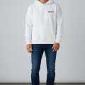 Prada White Embroidery Logo Premium Quality Hoodie-thumb-2