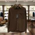 Ralph Lauren Embroidered Brown Premium Cotton Shirt-thumb-0