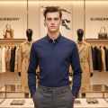 Burberry Blue Premium Quality Shirt-thumb-0