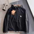 Burberry Black Vintage Hooded Jacket-thumb-5