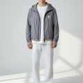 Burberry Grey Vintage Hooded Jacket-thumb-2