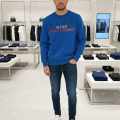 Armani Exchange Blue Premium Quality Sweatshirt-thumb-0