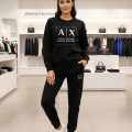 Armani Exchange Black Premium Quality Tracksuits-thumb-0