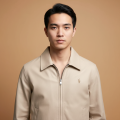 Ralph Lauren Beige Premium Quality Cotton Blend Jacket-thumb-0