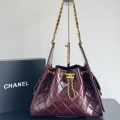 Chanel Maxi Wine Mini Hobo Bag-thumb-0