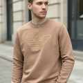 Emporio Armani Brown Cotton Premium Qaulity Sweatshirt-thumb-0