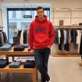 Gant Red Premium Quality Hoodie-thumb-0