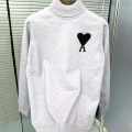 Ami Paris Grey Premium Quality Luxury Sweatshirt-thumb-1