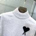 Ami Paris Grey Premium Quality Luxury Sweatshirt-thumb-3